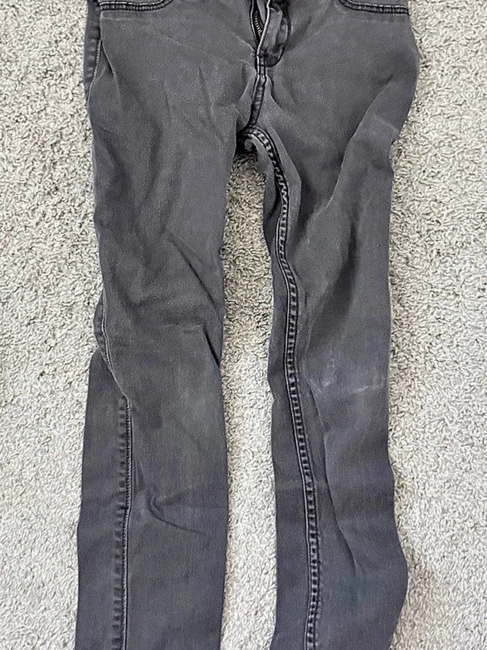 Abercrombie & Fitch Gray Skinny Jeans